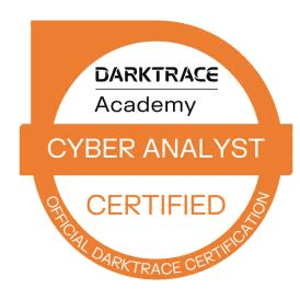 Cyber Analyst — Darktrace Academy